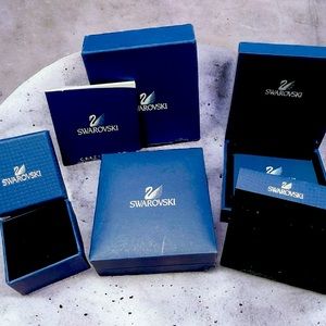Empty Swarovski boxes with x2 certificate booklets